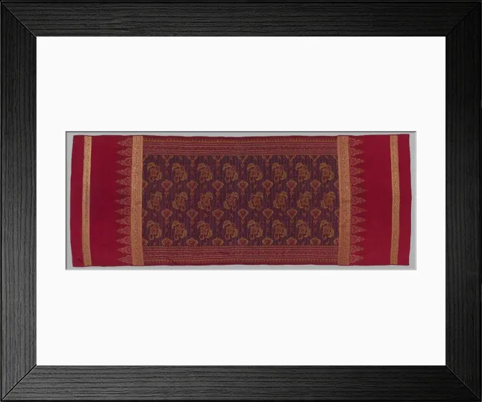 Framed Print : Shoulder Cloth, 1800s. Creator: Unknown Framed Print : Shoulder Cloth, 1800s. Creator: Unknown