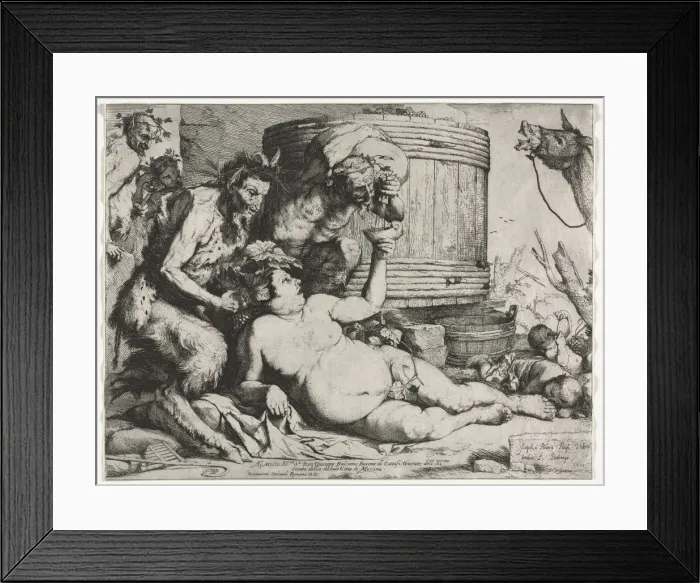 Framed Print : Silenus, 1628. Creator: Jusepe de Ribera (Spanish, 1591-1652)