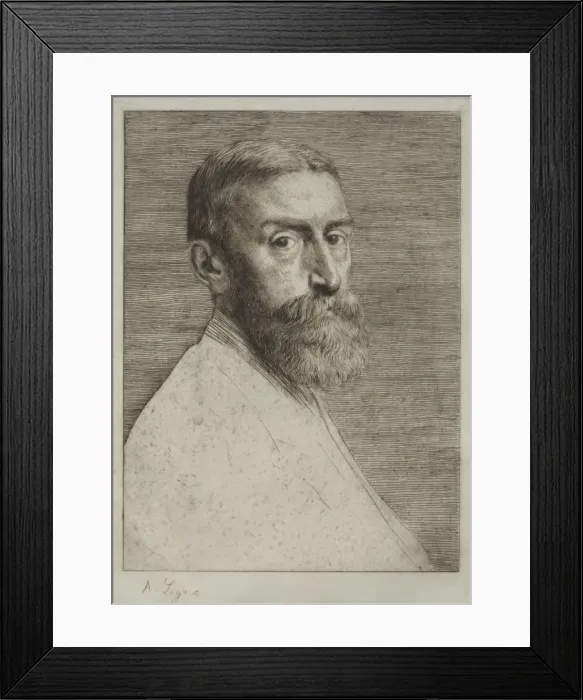 Framed Print : Sir E. J. Poynter. Creator: Alphonse Legros (French, 1837-1911) Framed Print : Sir E. J. Poynter. Creator: Alphonse Legros (French, 1837-1911)