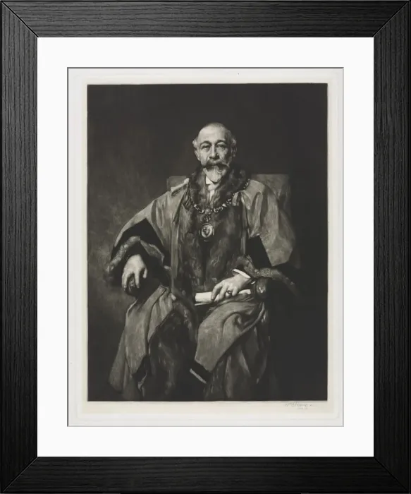 Framed Print : Sir Bartle Frere. Creator: William Strang (British, 1859-1921) Framed Print : Sir Bartle Frere. Creator: William Strang (British, 1859-1921)