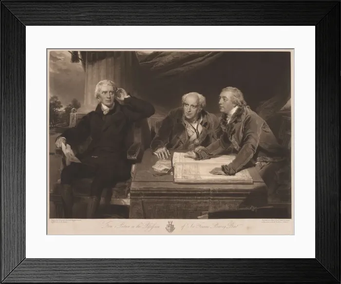 Framed Print : Sir Francis and John Baring and Charles Wall. Creator: James Ward (British, 1769-1859) Framed Print : Sir Francis and John Baring and Charles Wall. Creator: James Ward (British, 1769-1859)
