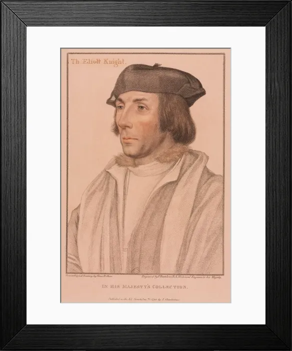 Framed Print : Sir Thomas Elyot, 1794. Creator: Francesco Bartolozzi (British, 1727-1815); John Chamberlaine Framed Print : Sir Thomas Elyot, 1794. Creator: Francesco Bartolozzi (British, 1727-1815); John Chamberlaine