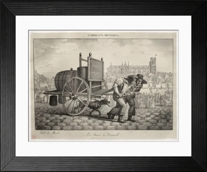 Framed Print : Scenes of Paris: Baths at Home. Creator: Jean Henri Marlet (French, 1770-1847) Framed Print : Scenes of Paris: Baths at Home. Creator: Jean Henri Marlet (French, 1770-1847)
