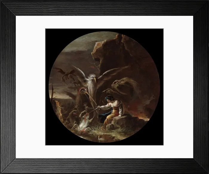 Framed Print : Scenes of Witchcraft: Morning, c. 1645-1649. Creator: Salvator Rosa (Italian, 1615-1673) Framed Print : Scenes of Witchcraft: Morning, c. 1645-1649. Creator: Salvator Rosa (Italian, 1615-1673)