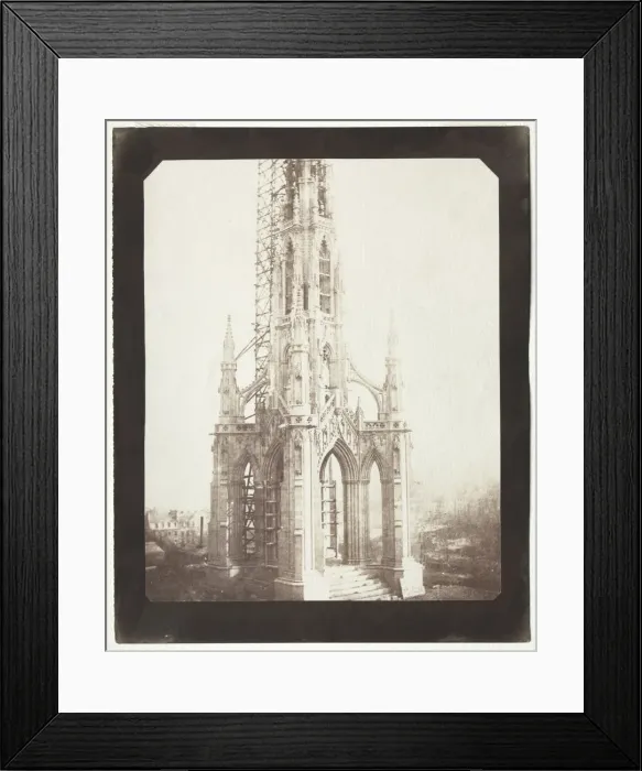 Framed Print : Scott Monument Under Construction, 1844. Creator: William Henry Fox Talbot (British, 1800-1877) Framed Print : Scott Monument Under Construction, 1844. Creator: William Henry Fox Talbot (British, 1800-1877)