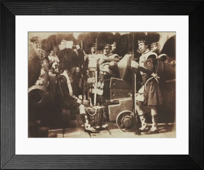 Framed Print : Scots Guards at Edinburgh Castle, 1846. Creator: David Octavius Hill (British, 1802-1870) Framed Print : Scots Guards at Edinburgh Castle, 1846. Creator: David Octavius Hill (British, 1802-1870)