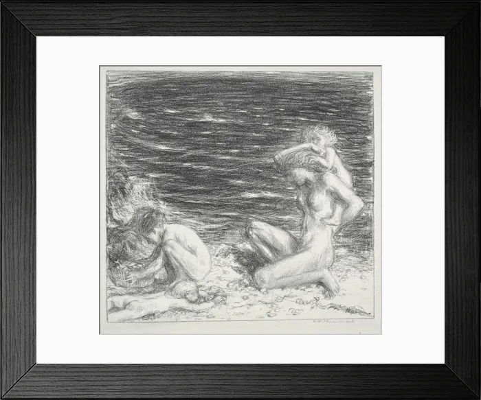 Framed Print : Sea and Breeze, 1894. Creator: Charles Hasslewood Shannon (British, 1863-1937) Framed Print : Sea and Breeze, 1894. Creator: Charles Hasslewood Shannon (British, 1863-1937)