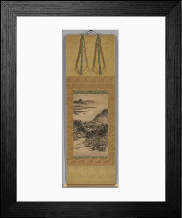 Framed Print : Seasonal Landscapes: Summer, mid- to late 1500s. Creator: Kano Hideyori (Japanese Framed Print : Seasonal Landscapes: Summer, mid- to late 1500s. Creator: Kano Hideyori (Japanese