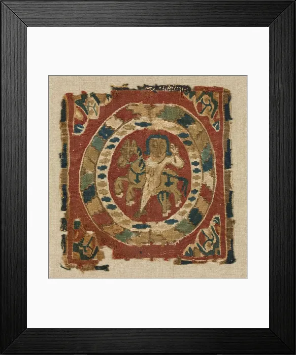 Framed Print : Segmentum from a Tunic, 800 - 850. Creator: Unknown