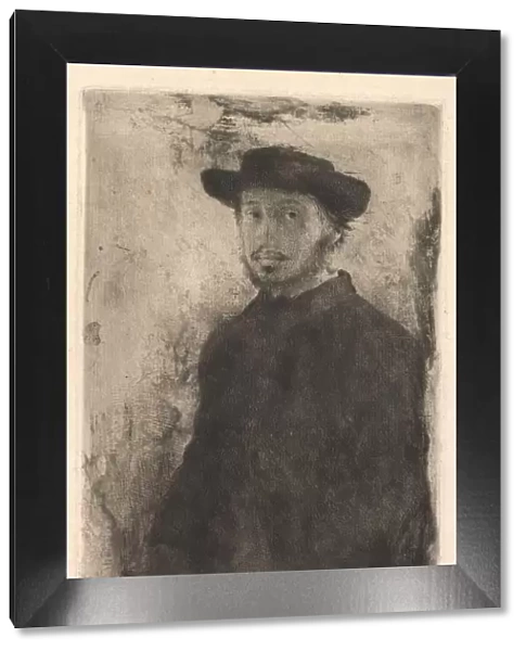 Self Portrait, 1857. Creator: Edgar Degas (French, 1834-1917)