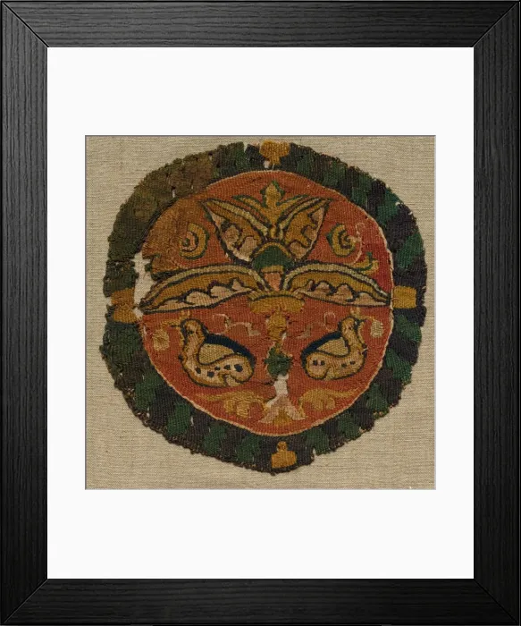 Framed Print : Segmentum from a Tunic, 800s. Creator: Unknown
