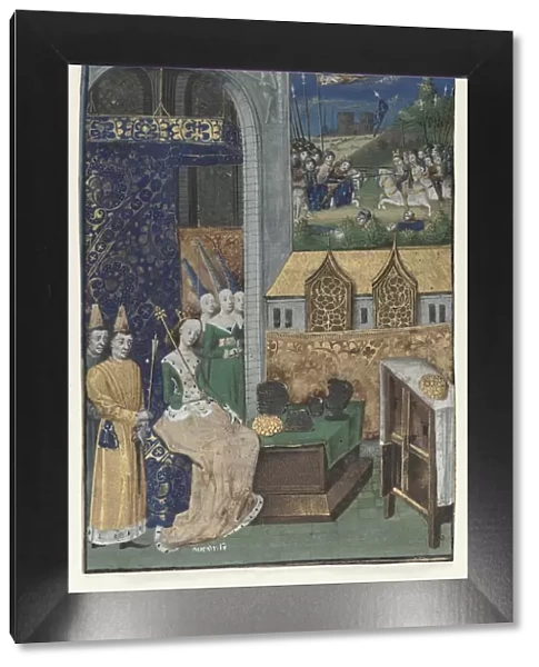 Single Miniature Excised from Boccaccios Des Cleres et nobles femmes: Queen Medusa
