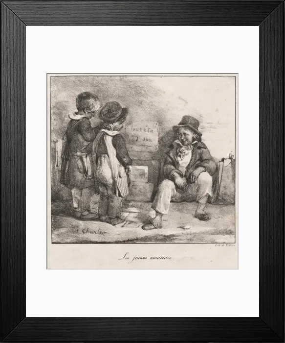 Framed Print : Sketch Book for the Use of Small Children: The Young Amateurs, 1822 Framed Print : Sketch Book for the Use of Small Children: The Young Amateurs, 1822