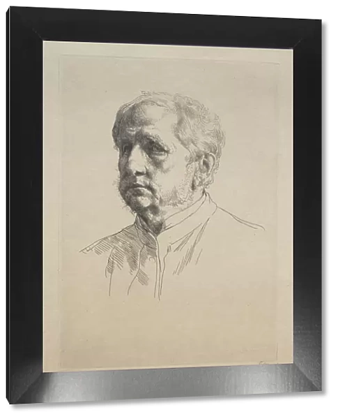 Sir Francis Seymour Haden, 1883. Creator: William Strang (British, 1859-1921)