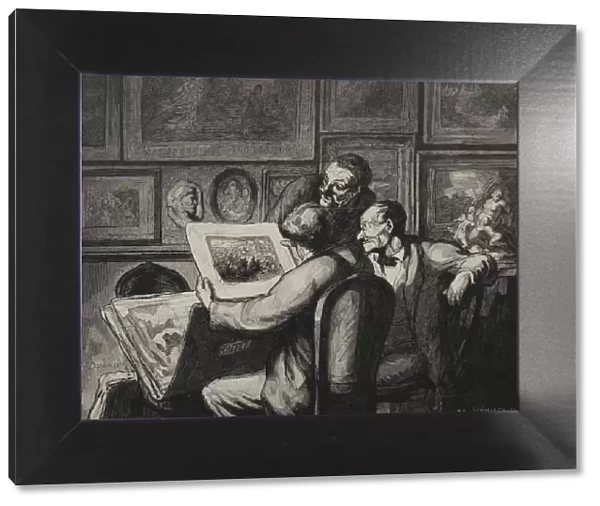 Print Enthusiasts. Creator: Honore Daumier (French, 1808-1879)