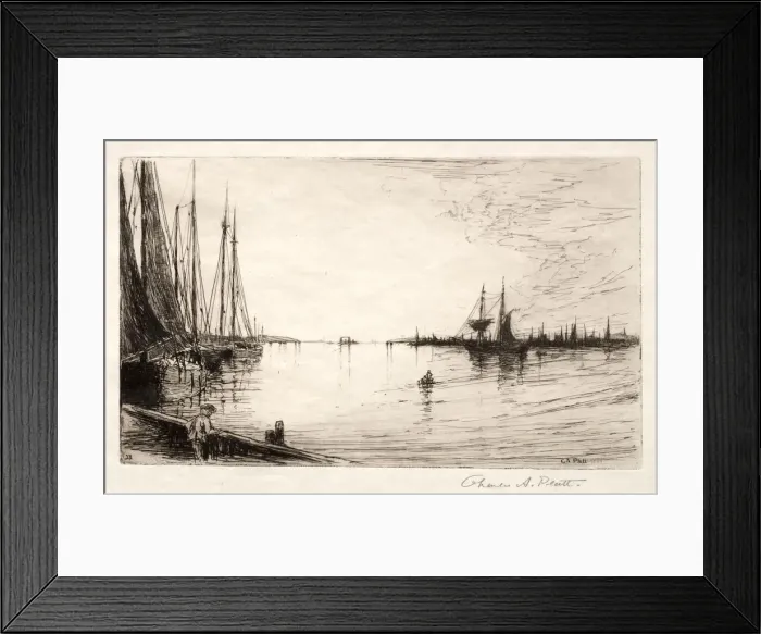 Framed Print : Providence, Rhode Island, 1881. Creator: Charles Adams Platt (American, 1861-1933) Framed Print : Providence, Rhode Island, 1881. Creator: Charles Adams Platt (American, 1861-1933)