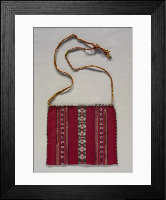 Framed Print : Pouch (Bolsa), c. 1900. Creator: Unknown Framed Print : Pouch (Bolsa), c. 1900. Creator: Unknown