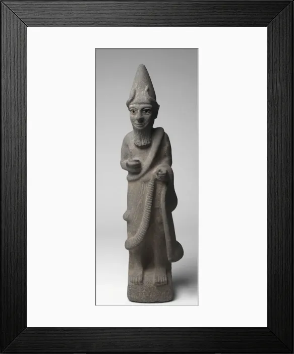 Framed Print : Priest-King or Deity, c. 1600 BC. Creator: Unknown Framed Print : Priest-King or Deity, c. 1600 BC. Creator: Unknown
