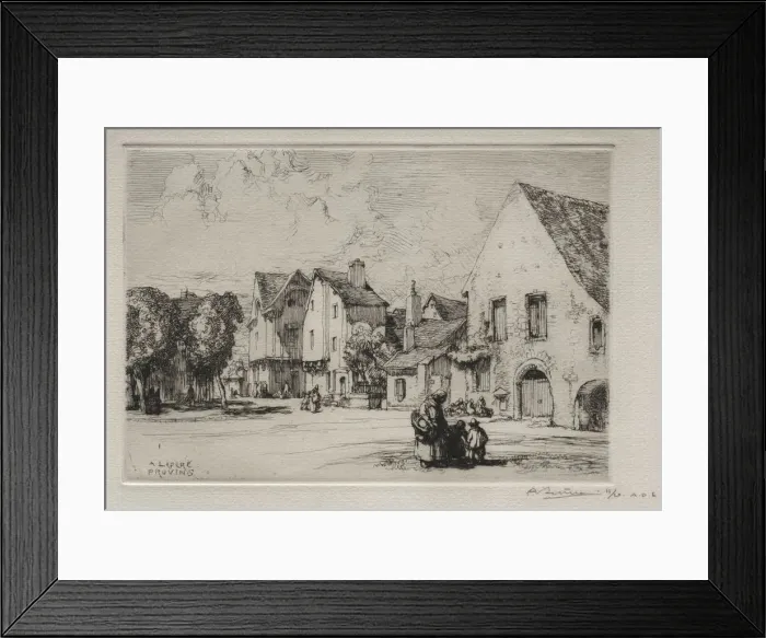 Framed Print : Provins. Creator: Auguste Louis Lepere (French, 1849-1918) Framed Print : Provins. Creator: Auguste Louis Lepere (French, 1849-1918)