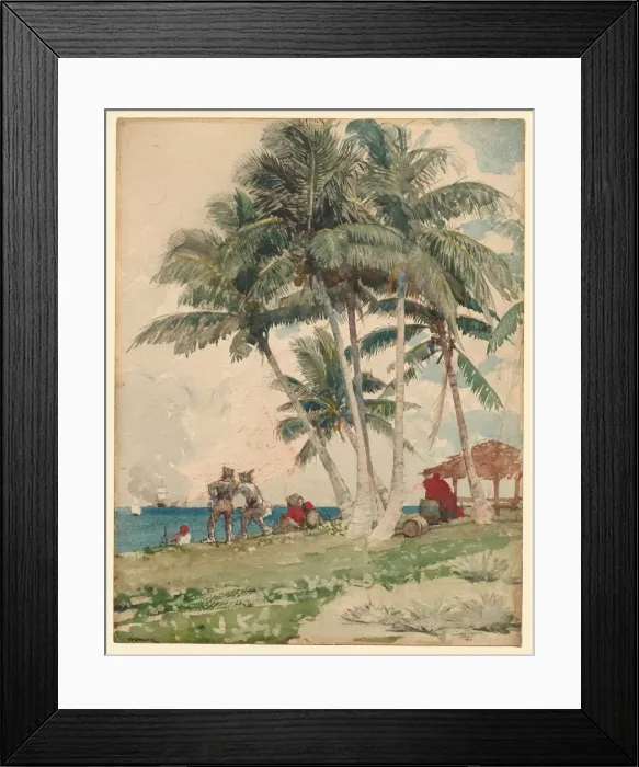 Framed Print : The Buccaneers, 1885. Creator: Winslow Homer (American, 1836-1910) Framed Print : The Buccaneers, 1885. Creator: Winslow Homer (American, 1836-1910)