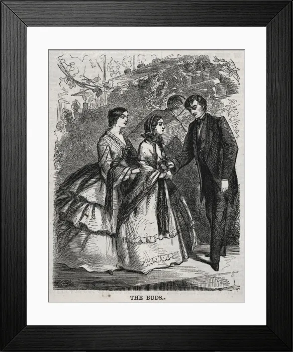 Framed Print : The Buds, 1860. Creator: Winslow Homer (American, 1836-1910) Framed Print : The Buds, 1860. Creator: Winslow Homer (American, 1836-1910)