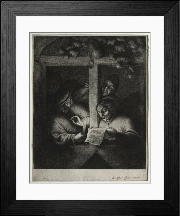 Framed Print : The Carol Singers. Creator: Adriaen van Ostade (Dutch, 1610-1684) Framed Print : The Carol Singers. Creator: Adriaen van Ostade (Dutch, 1610-1684)