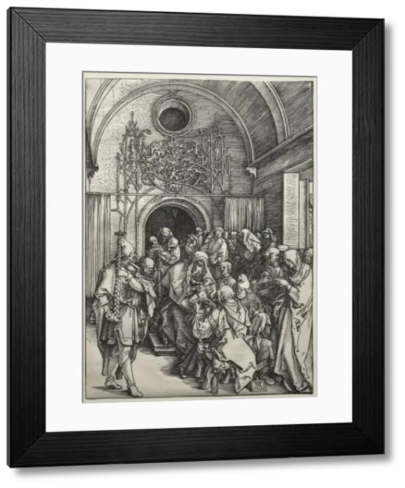 Framed Print : The Circumcision, c. 1504-1505. Creator: Albrecht Dürer (German, 1471-1528) Framed Print : The Circumcision, c. 1504-1505. Creator: Albrecht Dürer (German, 1471-1528)