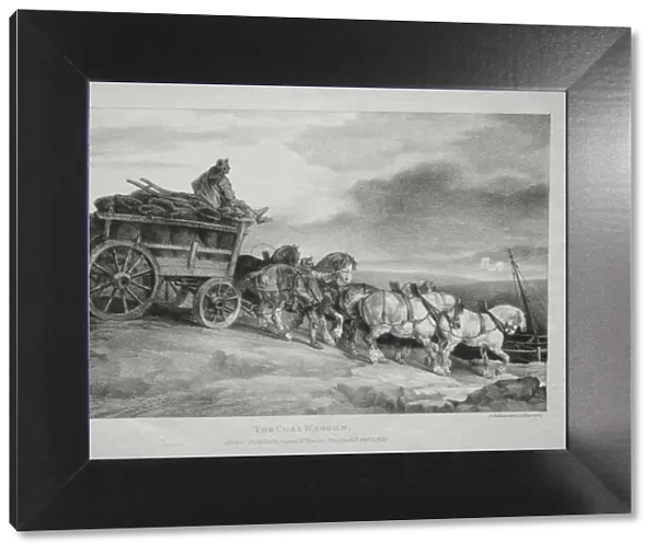 The Coal Wagon, 1821. Creator: Theodore Gericault (French, 1791-1824)