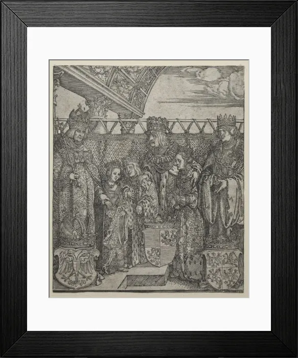 Framed Print : The Congress of Princes at Vienna, 1512-1515. Creator: Albrecht Dürer (German, 1471-1528) Framed Print : The Congress of Princes at Vienna, 1512-1515. Creator: Albrecht Dürer (German, 1471-1528)