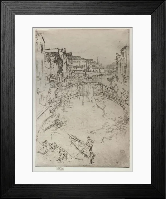 Framed Print : The Bridge. Creator: James McNeill Whistler (American, 1834-1903) Framed Print : The Bridge. Creator: James McNeill Whistler (American, 1834-1903)