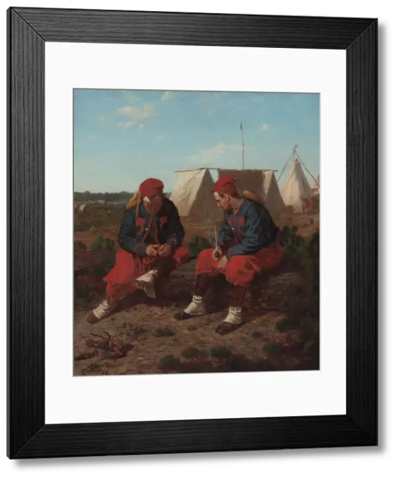 Framed Print : The Brierwood Pipe, 1864. Creator: Winslow Homer (American, 1836-1910) Framed Print : The Brierwood Pipe, 1864. Creator: Winslow Homer (American, 1836-1910)