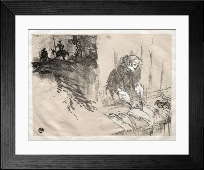 Framed Print : The Brief Joys: Cover, 1897. Creator: Henri de Toulouse-Lautrec (French, 1864-1901) Framed Print : The Brief Joys: Cover, 1897. Creator: Henri de Toulouse-Lautrec (French, 1864-1901)