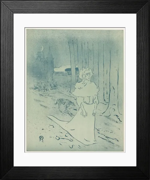 Framed Print : The Chatelaine or the Tocsin, 1895. Creator: Henri de Toulouse-Lautrec (French, 1864-1901) Framed Print : The Chatelaine or the Tocsin, 1895. Creator: Henri de Toulouse-Lautrec (French, 1864-1901)