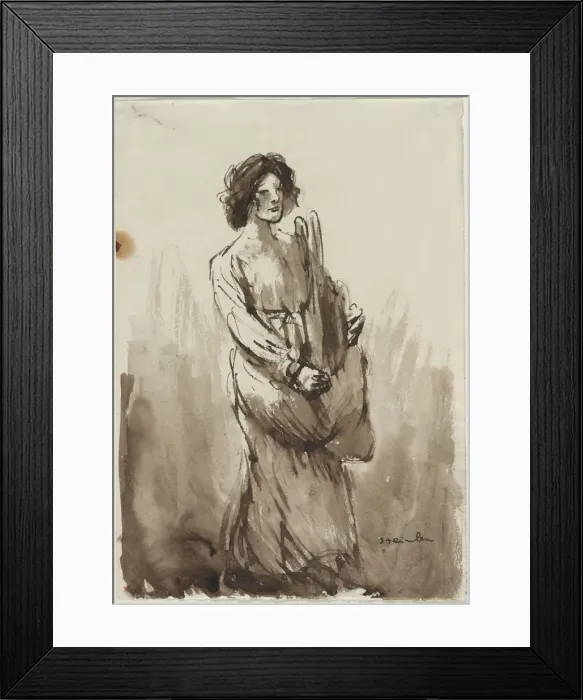 Framed Print : The Bread Carrier, fourth quarter 19th century or first quarter 20th century. Creator Framed Print : The Bread Carrier, fourth quarter 19th century or first quarter 20th century. Creator