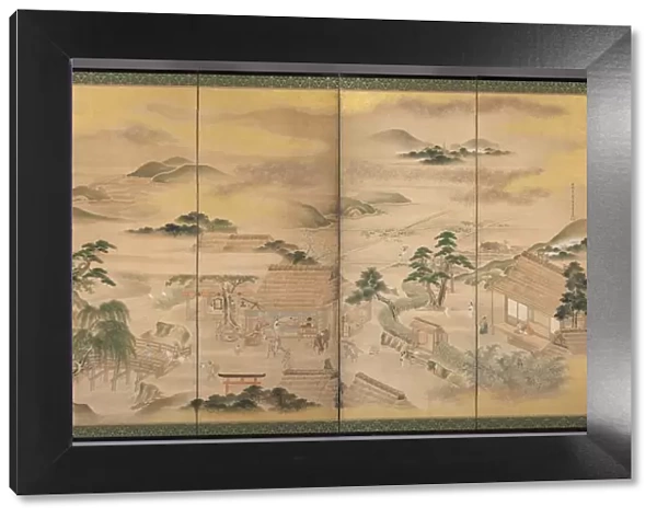 Spring and Autumn Farming, 1700s. Creator: Ko Sukoku (Japanese, 1730-1804)