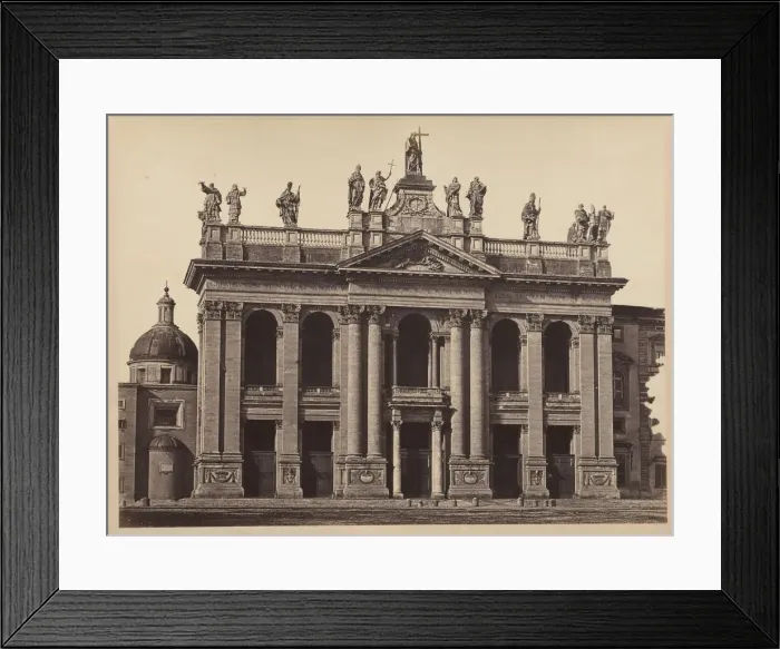 Framed Print : St. Jean de Lateran, Rome, c. 1860. Creator: Tommaso Cuccioni (Italian, 1864), attributed to