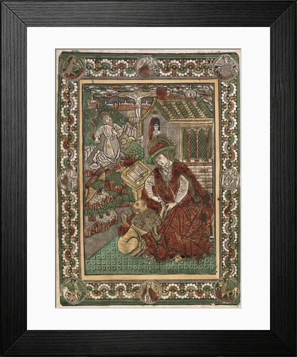 Framed Print : St. Jerome, 1460-1470. Creator: Unknown Framed Print : St. Jerome, 1460-1470. Creator: Unknown