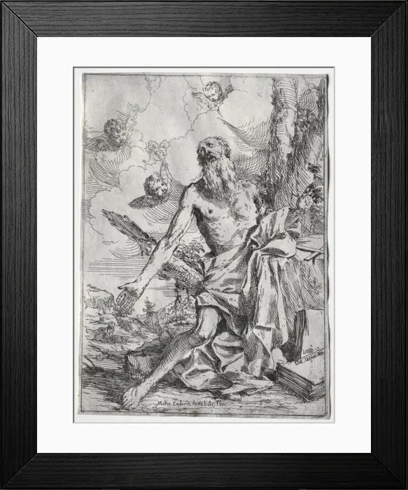 Framed Print : St. Jerome. Creator: Giulio I Carpioni (Italian, 1611-1674) Framed Print : St. Jerome. Creator: Giulio I Carpioni (Italian, 1611-1674)