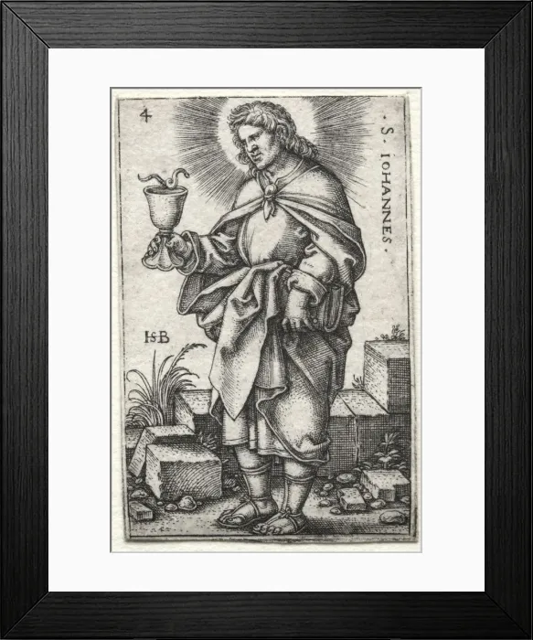Framed Print : St. John, 1545-1546. Creator: Hans Sebald Beham (German, 1500-1550) Framed Print : St. John, 1545-1546. Creator: Hans Sebald Beham (German, 1500-1550)