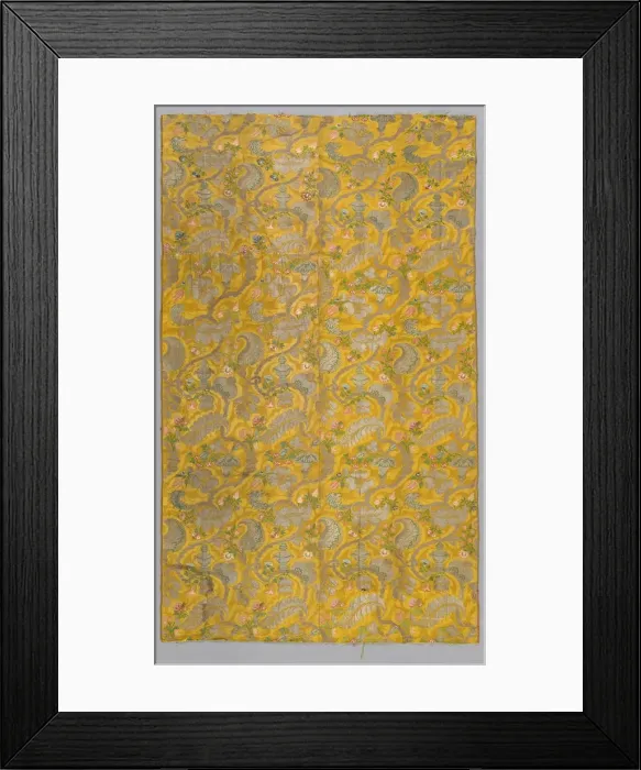 Framed Print : Table Cover, late 1600s - early 1700s. Creator: Unknown Framed Print : Table Cover, late 1600s - early 1700s. Creator: Unknown