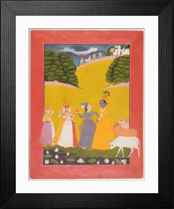 Framed Print : Taking of the Toll, Dana-lila, c. 1760. Creator: Unknown