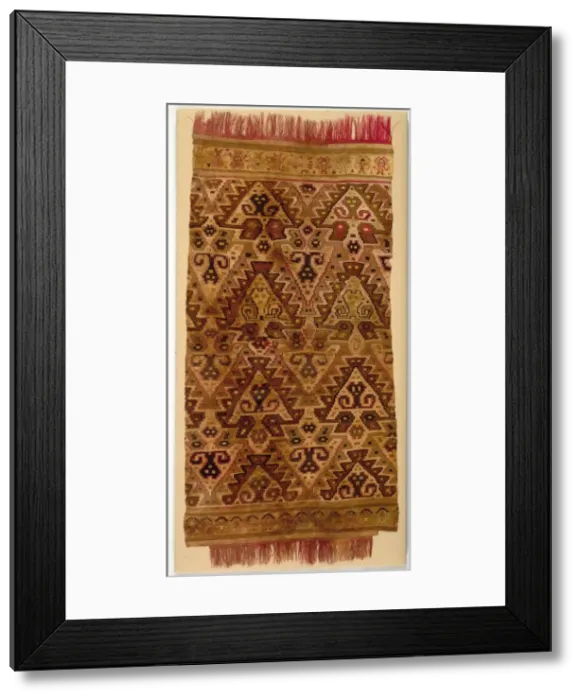 Framed Print : Tapestry Panel, 1000-1460s. Creator: Unknown Framed Print : Tapestry Panel, 1000-1460s. Creator: Unknown