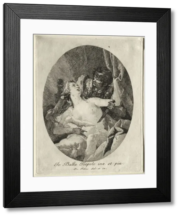Framed Print : Tarquin and Lucretia. Creator: Giovanni Domenico Tiepolo (Italian, 1727-1804) Framed Print : Tarquin and Lucretia. Creator: Giovanni Domenico Tiepolo (Italian, 1727-1804)