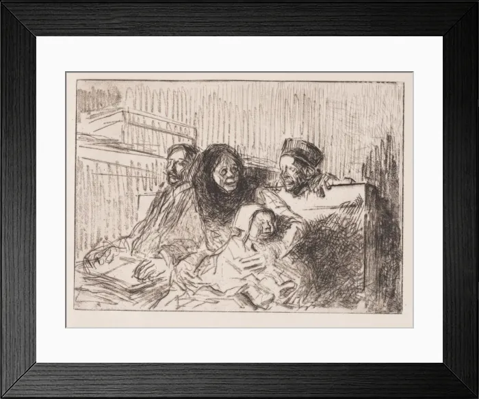 Framed Print : Temoins a laudience, 1908. Creator: Jean Louis Forain (French, 1852-1931) Framed Print : Temoins a laudience, 1908. Creator: Jean Louis Forain (French, 1852-1931)