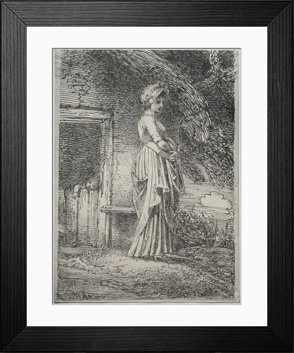 Framed Print : Specimens of Polyautgraphy: The Lost Apple, 1803. Creator: Thomas Stothard (British, 1755-1834) Framed Print : Specimens of Polyautgraphy: The Lost Apple, 1803. Creator: Thomas Stothard (British, 1755-1834)