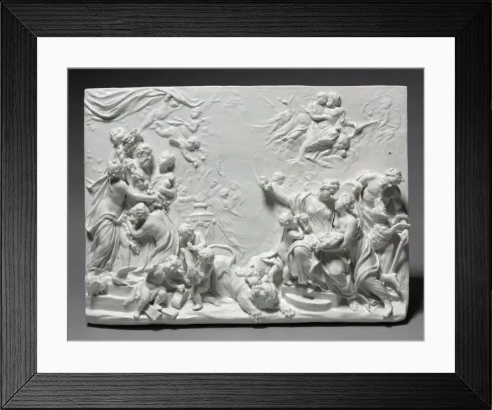 Framed Print : Spring, mid-1700s. Creator: Doccia Porcelain Factory (Italian); Massimiliano Soldani (Italian Framed Print : Spring, mid-1700s. Creator: Doccia Porcelain Factory (Italian); Massimiliano Soldani (Italian