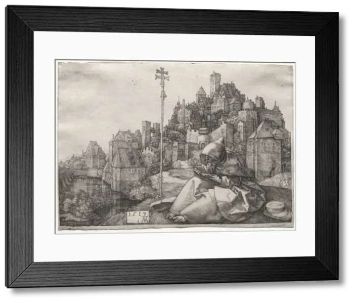 Framed Print : St. Anthony Reading, 1519. Creator: Albrecht Dürer (German, 1471-1528) Framed Print : St. Anthony Reading, 1519. Creator: Albrecht Dürer (German, 1471-1528)