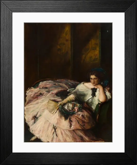Framed Print : Souvenir of an International Ball (Portrait of Miss Kathleen Bruce), 1907 Framed Print : Souvenir of an International Ball (Portrait of Miss Kathleen Bruce), 1907