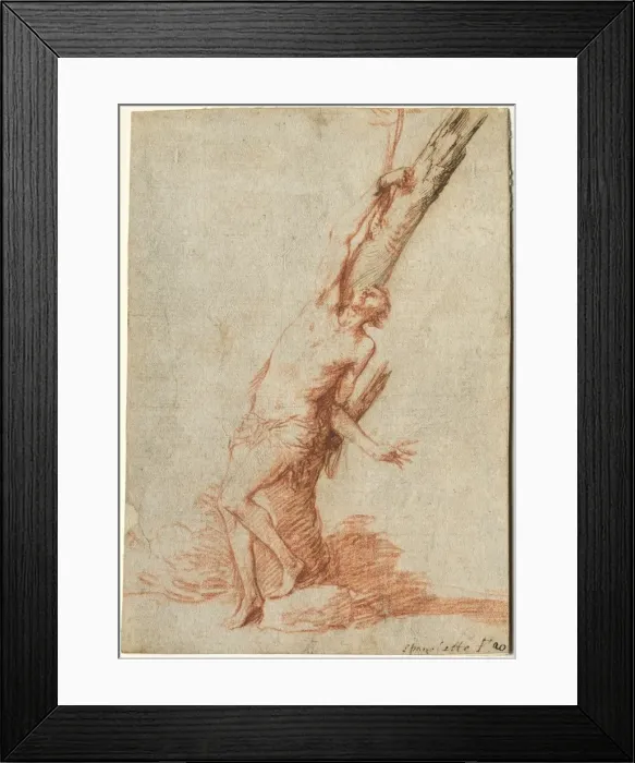 Framed Print : St. Sebastian, 1626-1630. Creator: Jusepe de Ribera (Spanish, 1591-1652) Framed Print : St. Sebastian, 1626-1630. Creator: Jusepe de Ribera (Spanish, 1591-1652)