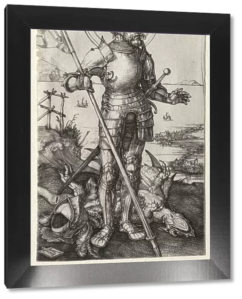 St. George on Foot, c. 1504-1505. Creator: Albrecht Dürer (German, 1471-1528)